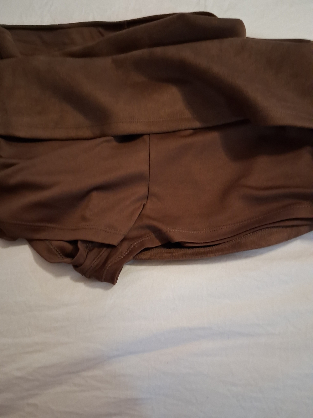 Wild Fable Brown Suede Mini Skort - Picture 5 of 9